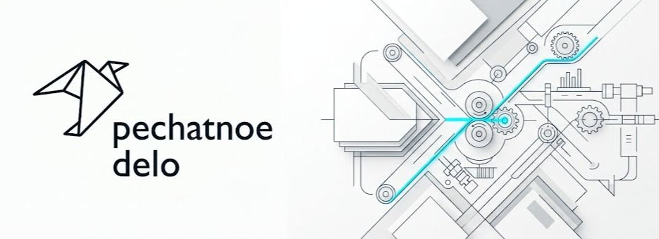 Логотип типографии «Печатное дело»